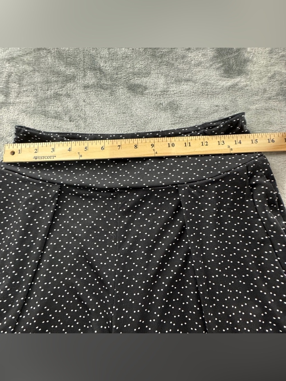 Joseph Ribkoff Women’s 8 Culotte Pants Pull On Elastic Waist Coastal Polka Dot - Picture 3 of 9